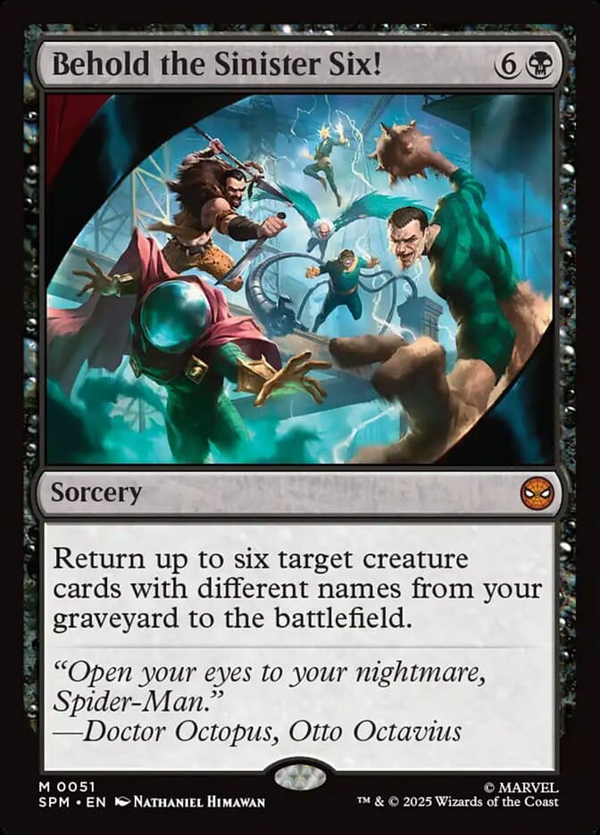 Behold the Sinister Six!