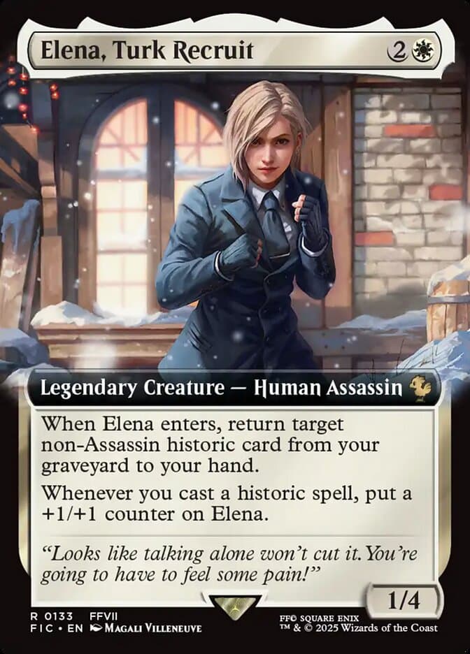 Elena, Turk Recruit